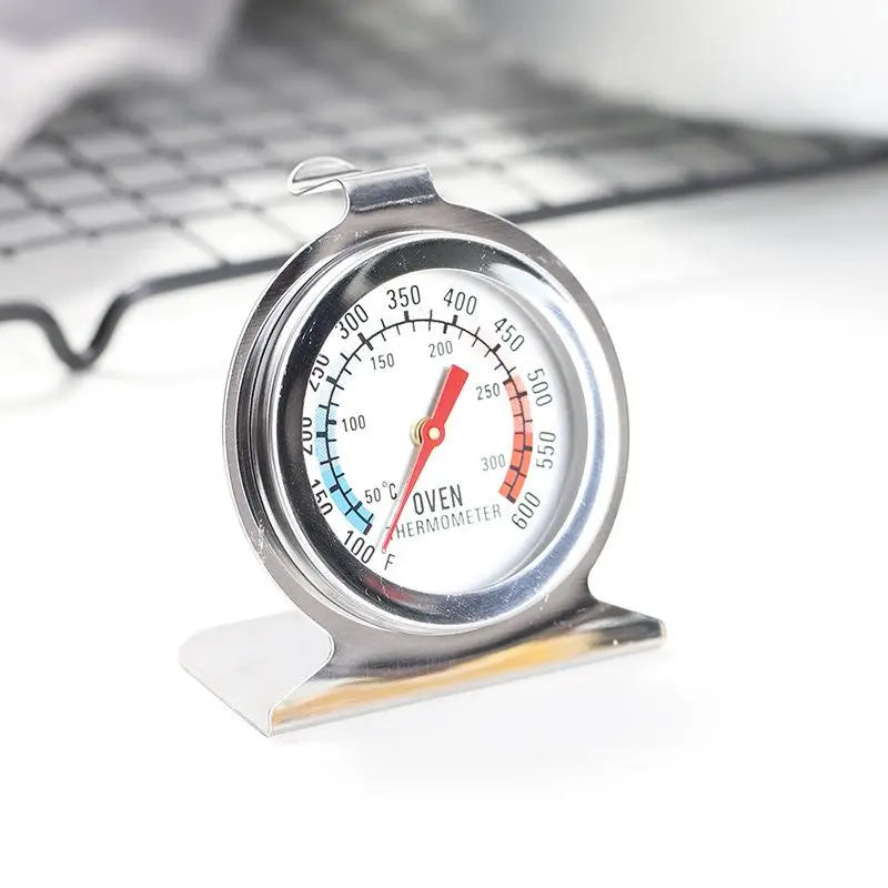 Stainless Steel Oven Thermometer 300°C | Mini Stand-Up Kitchen Tool Oven Thermometer PLUSH