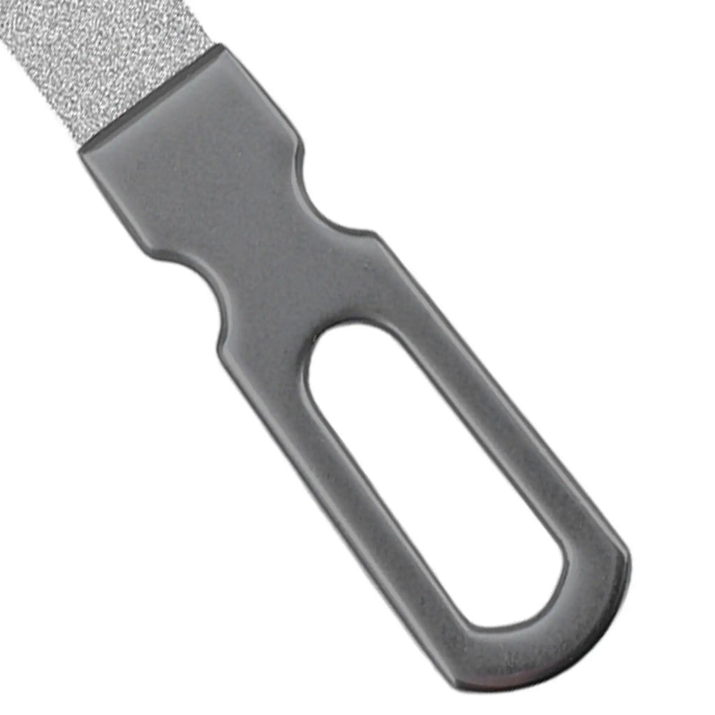 Double-Sided Stainless Steel Diamond Grit Nail File Nail File Buffer PLUSH