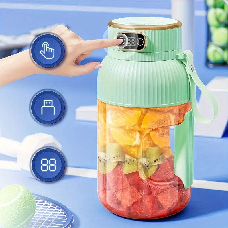 Portable 10-Blade Juicer Cup 1500ml – Multi-Function Blender Portable Juicer Blender PLUSH