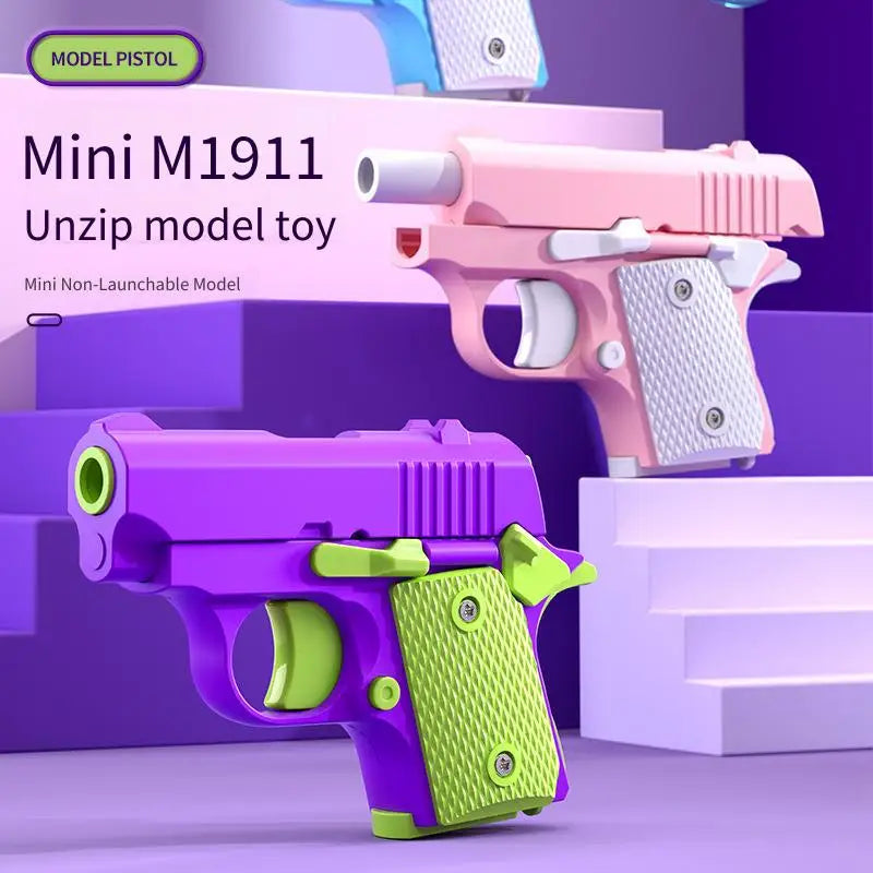 M1911 Mini Model Toy for Kids 14+ | Linkage Rebound Fun Miniature Model Toy PLUSH