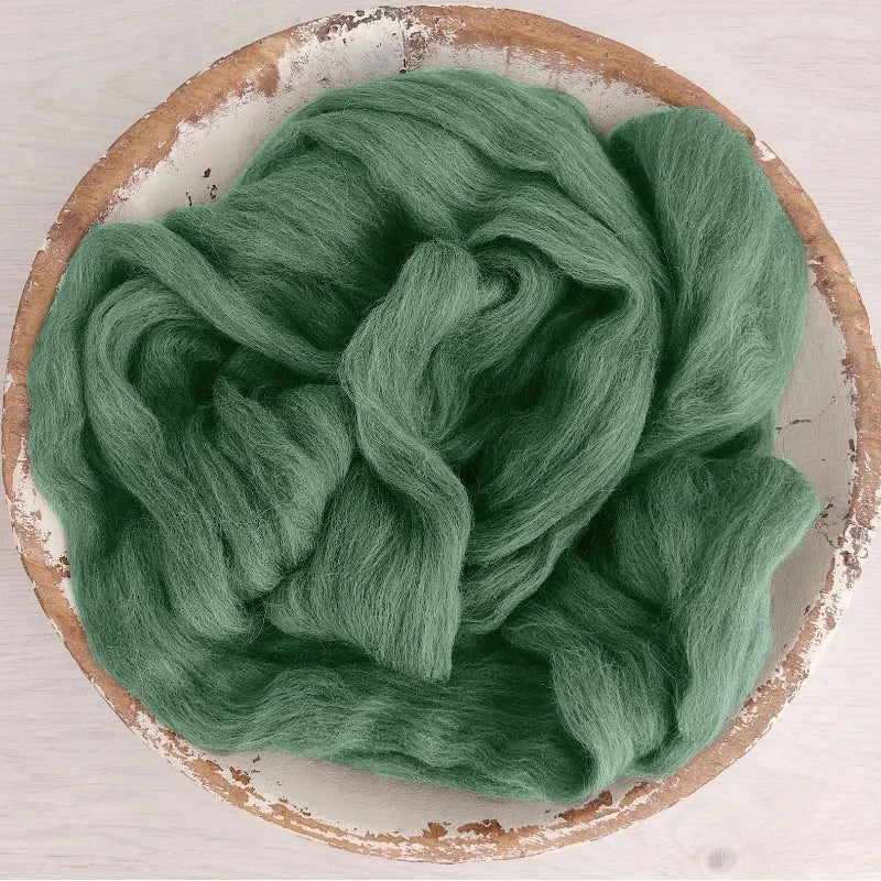 Wool Cloud Newborn Photography Prop – Velvet Basket Filler Newborn Photography Prop PLUSH e