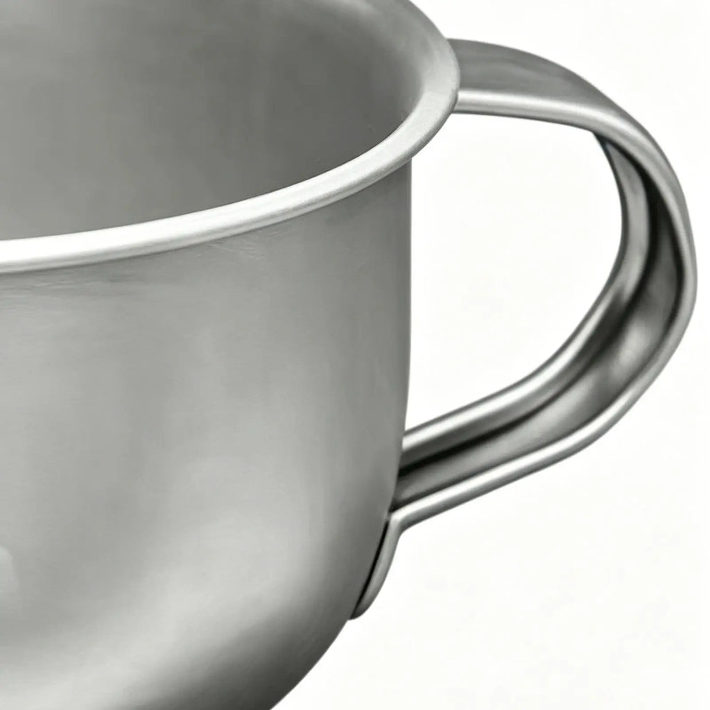 220ml Titanium Camping Mug with Handle – Lightweight Travel Cup Camping Mug PLUSH