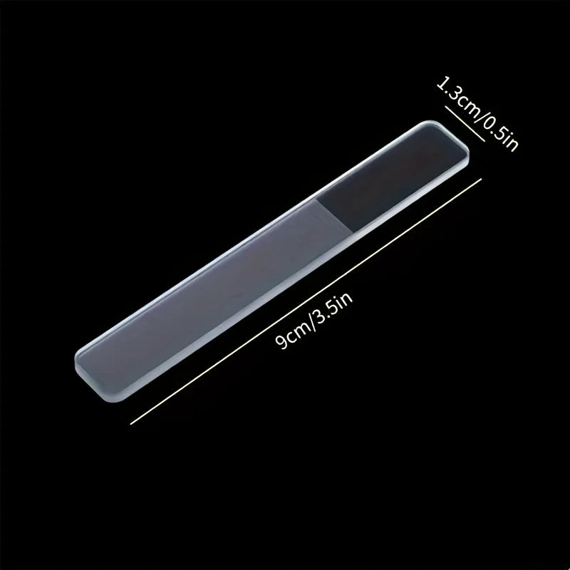 Crystal Glass Nano Nail File & Shine Buffer Polisher Nano Glass Nail File PLUSH