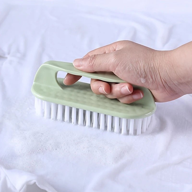 2-Pack Hard Bristle Brush – Shoe, Laundry & Floor Scrubber Cleaning Scrub Brush PLUSH