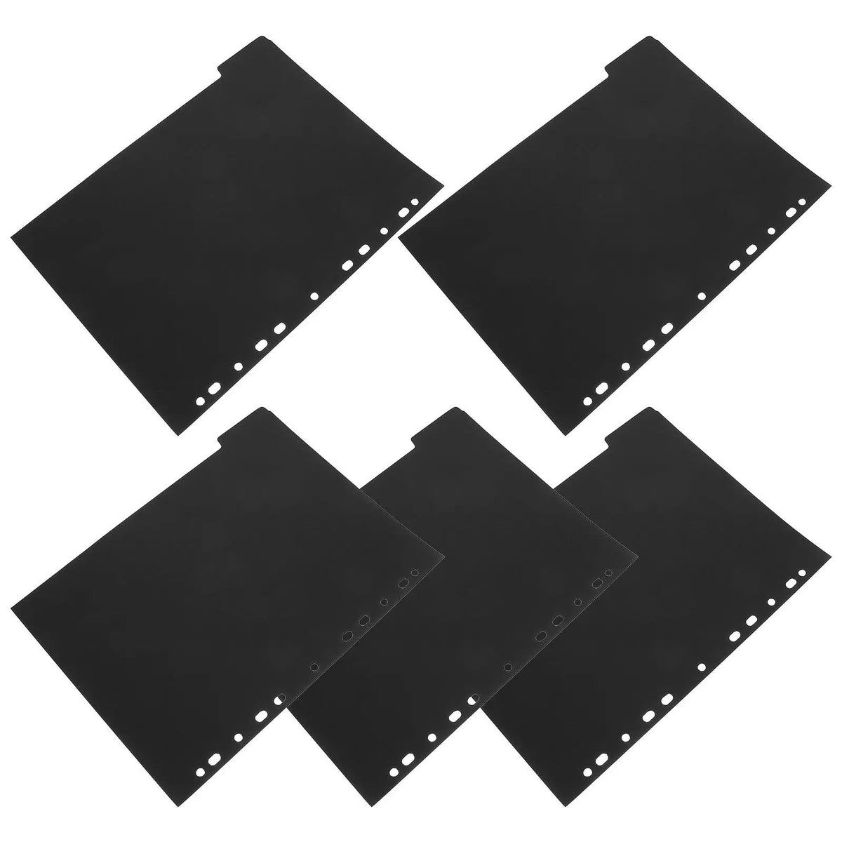 A4 Binder Index Dividers – 5 Sheet Detachable Page Separators Binder Dividers PLUSH