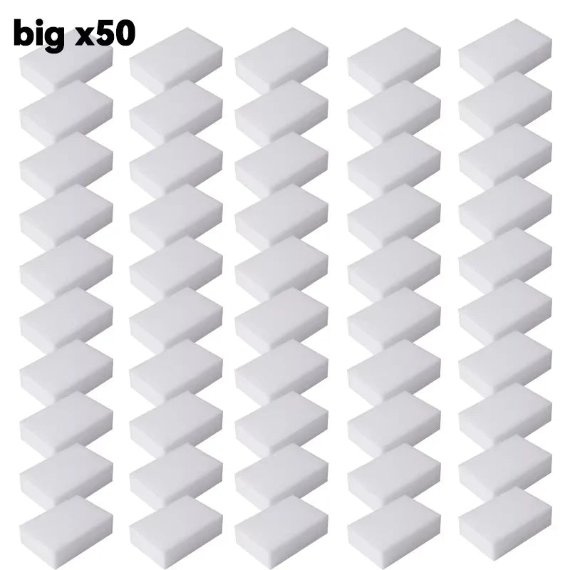 Melamine Magic Eraser Sponges – Kitchen & Bathroom Cleaner Cleaning Sponge PLUSH big 50