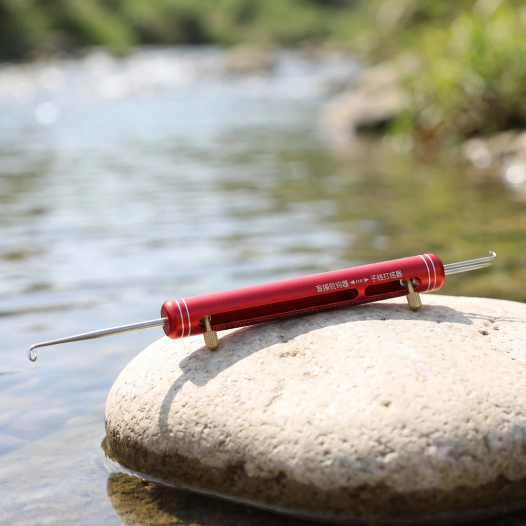 Fishing Hook Remover & Knot Tying Tool – Compact Angler Fishing Hook Remover PLUSH