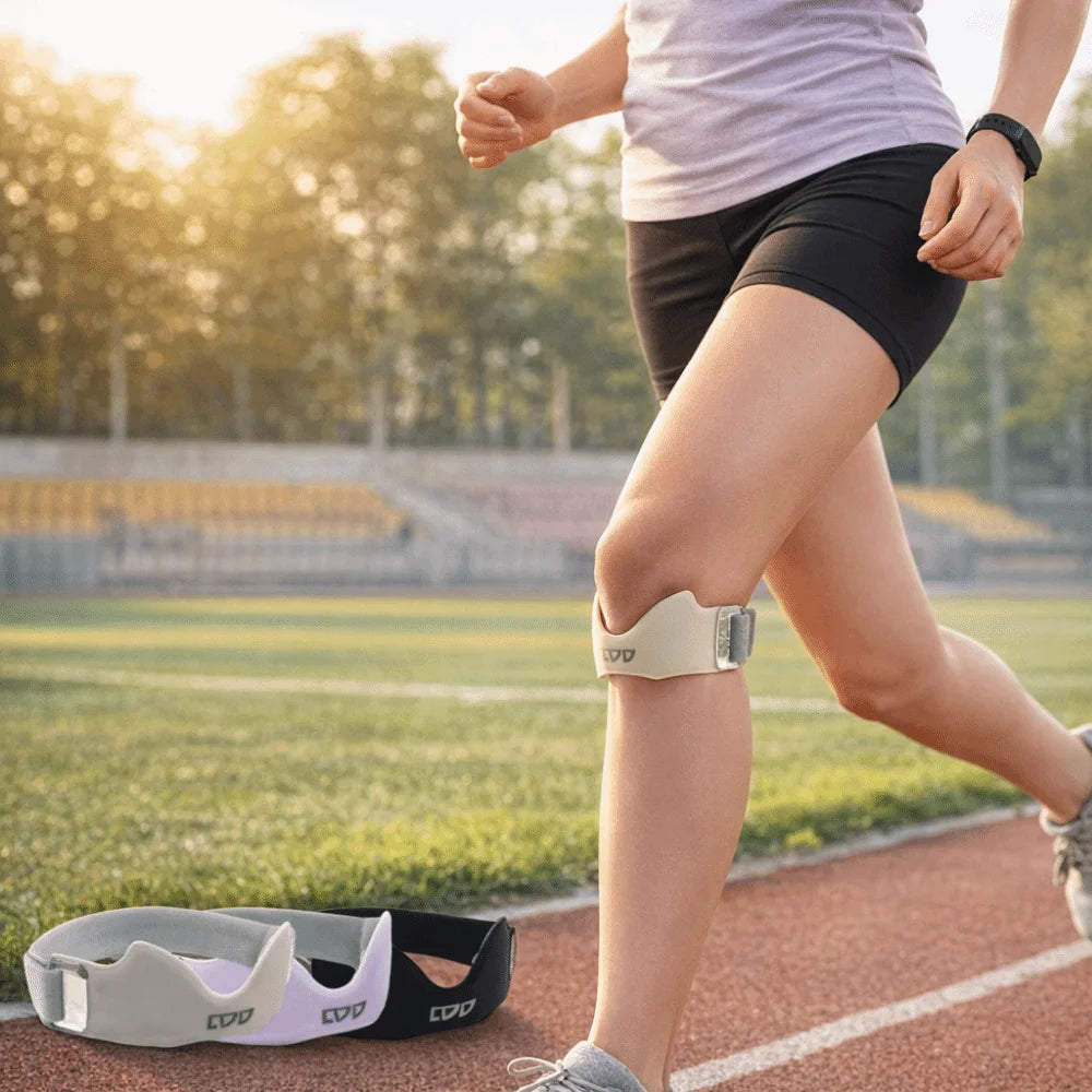3D Air Cushion Patella Knee Strap – Adjustable Sport Support Knee Support Strap PLUSH