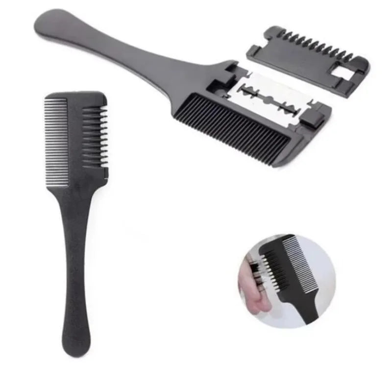 Hair Cutting Razor Comb – Thinning & DIY Styling Tool Hair Cutting Comb PLUSH