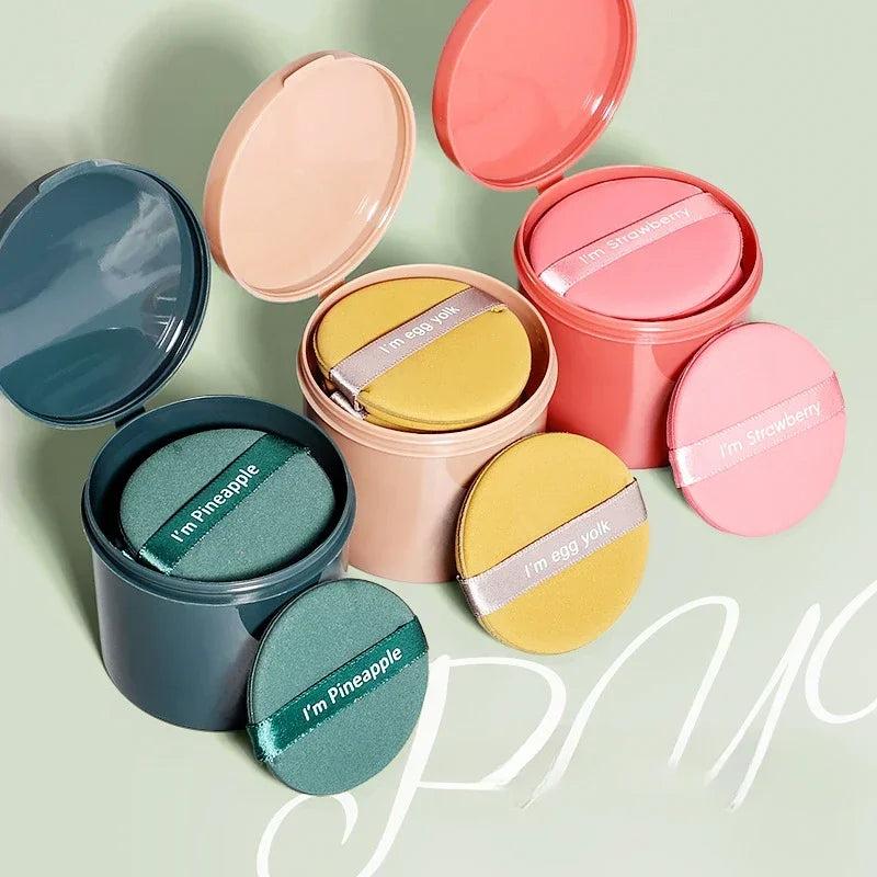 7-Piece Strawberry Cosmetic Puff Set – Soft Makeup Sponges Makeup Sponge Set PLUSH