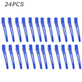 12/24Pcs Professional Anti-Slip Hair Sectioning Clips – Salon Hair Sectioning Clips PLUSH Blue 24pcs