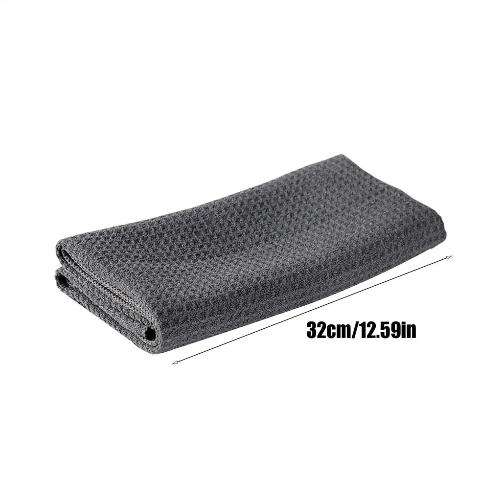 Waffle Weave Microfiber Cleaning Towels – Lint-Free, Quick-Dry Microfiber Cleaning Towel PLUSH