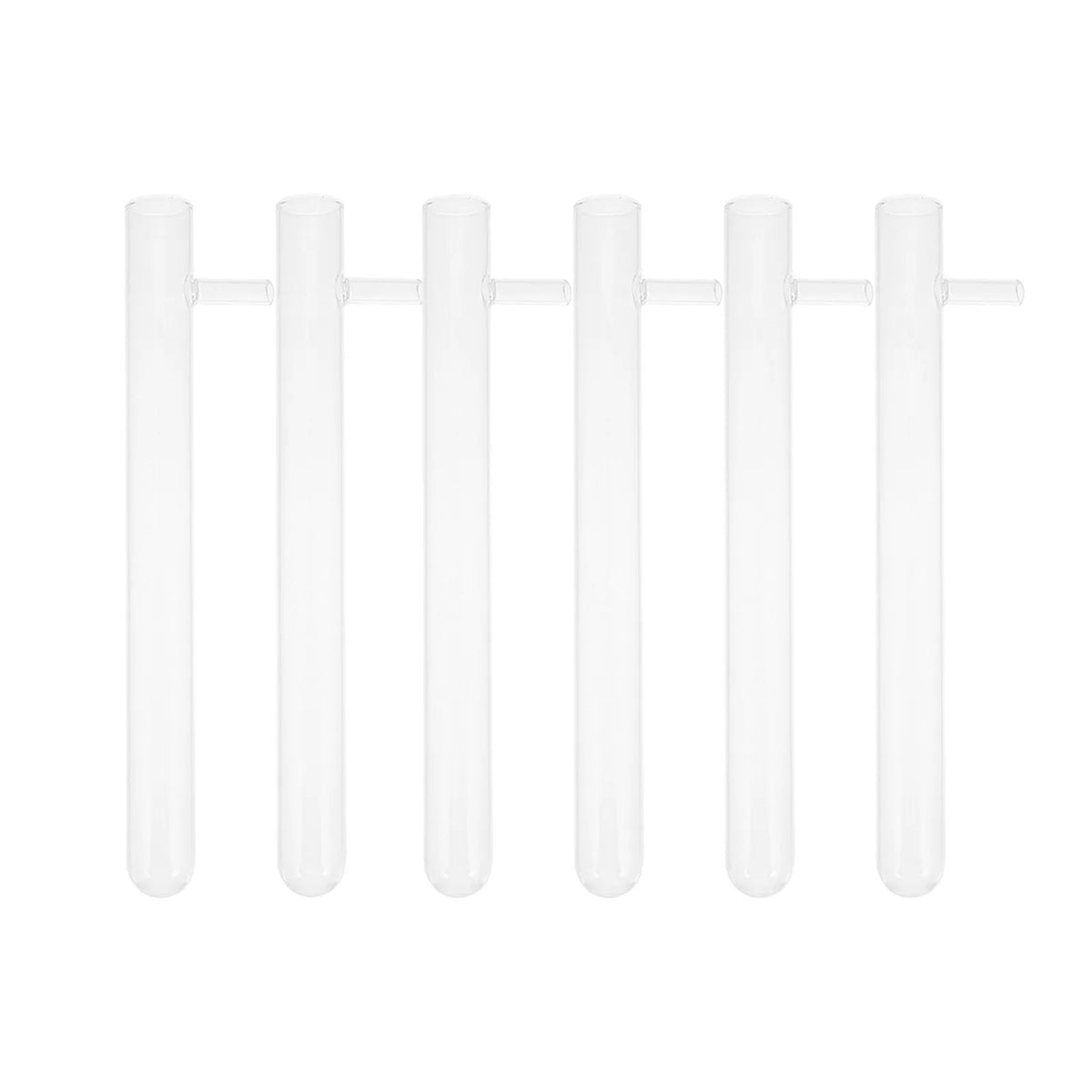 6-Pack Borosilicate Glass Side Arm Test Tubes – Lab Supply Glass Lab Test Tubes PLUSH