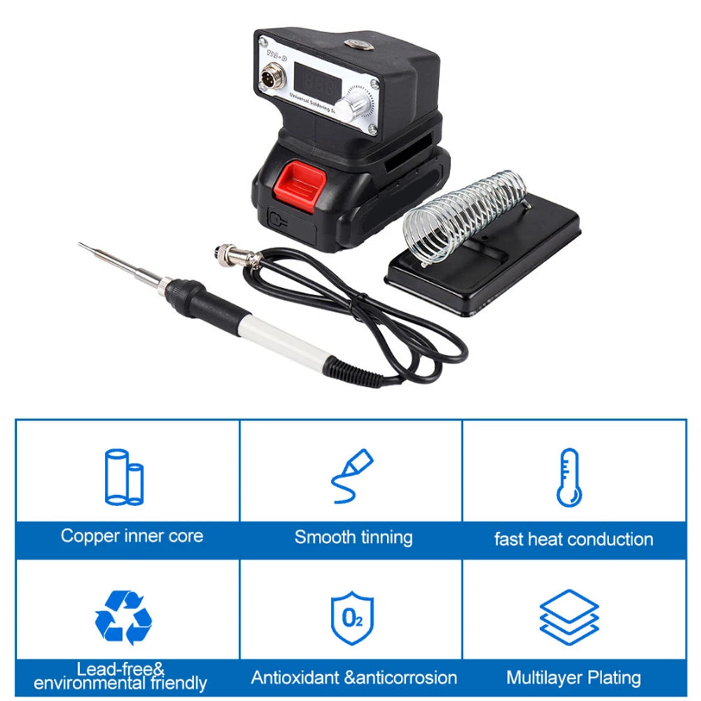 ZWINCKY T12 Wireless Soldering Station – 18V Makita Dewalt Milwaukee Soldering Station PLUSH