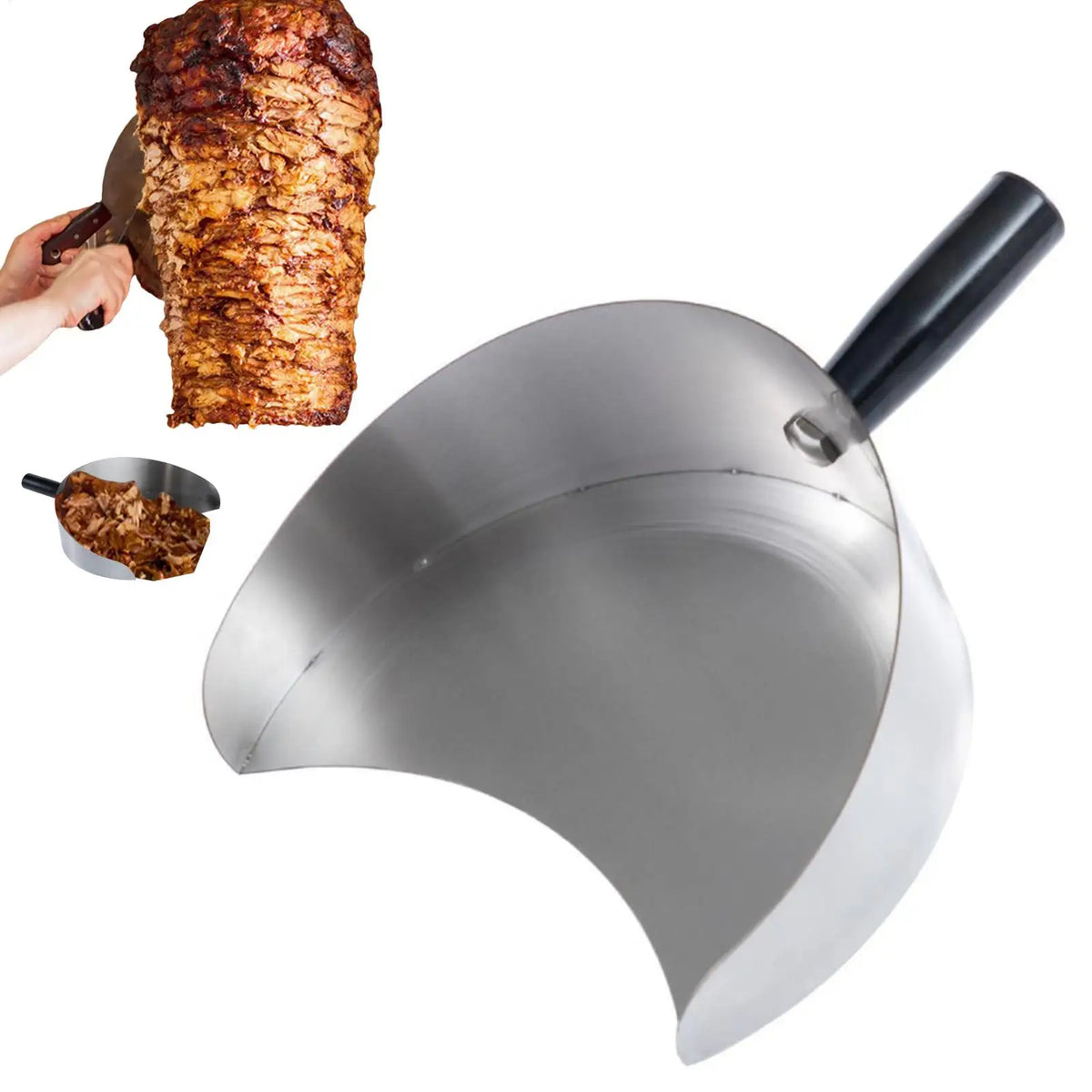 Stainless Steel Meat Catcher Pan – Portable BBQ Grill Tray BBQ Grill Drip Pan PLUSH