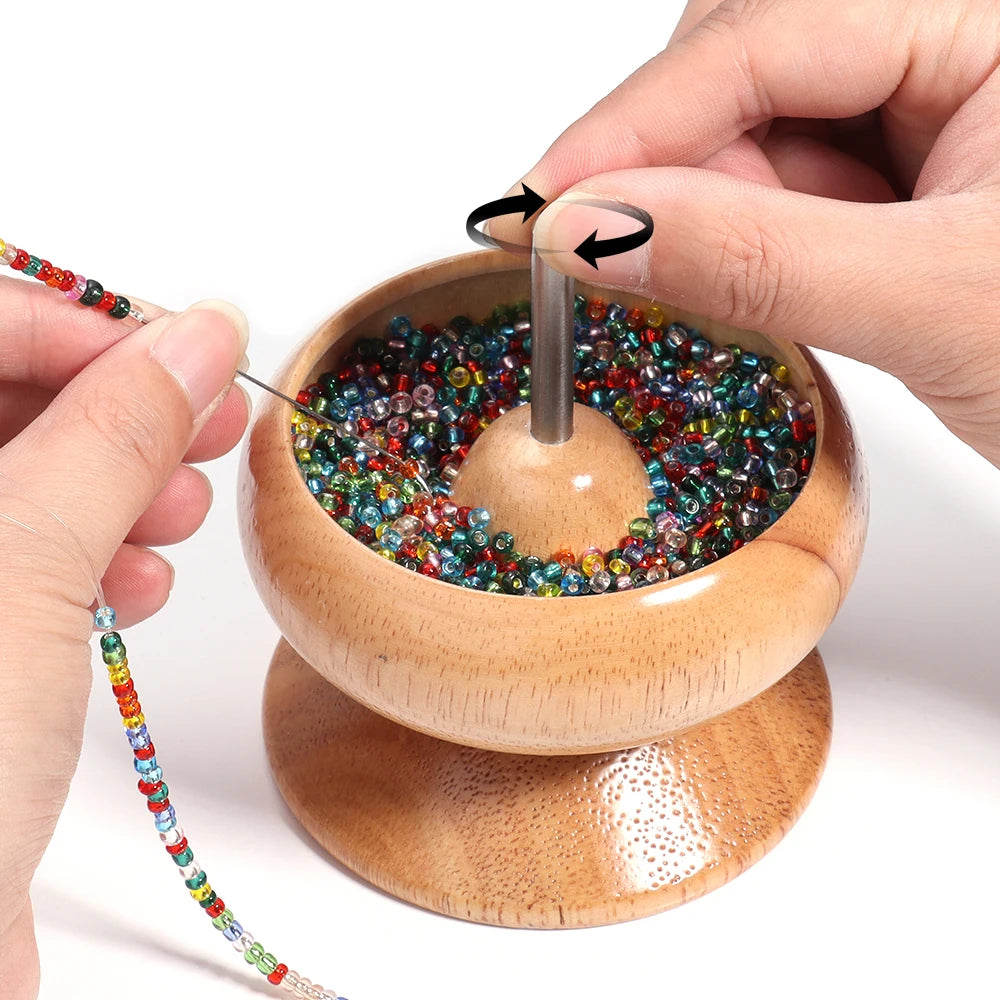Wooden & Plastic Beading Needle Tool Set – DIY Jewelry Making Beading Tool Set PLUSH