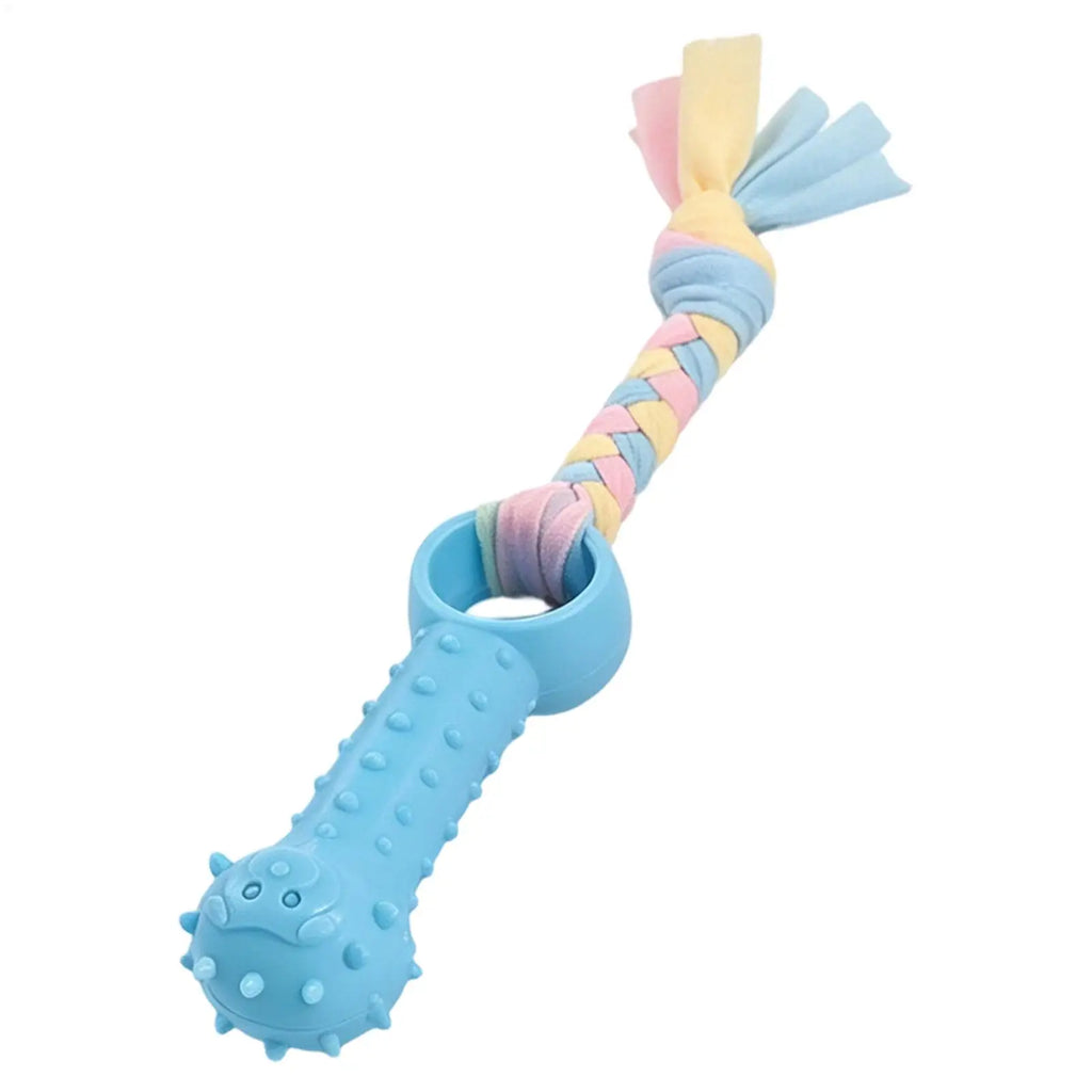 Dog Chew Toy for Teeth Cleaning – Soft Silicone Bone Dog Chew Toy PLUSH