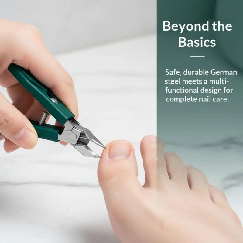 Professional Toenail Clipper 25° Slant Wide Jaw Stainless Steel Nail Clipper PLUSH