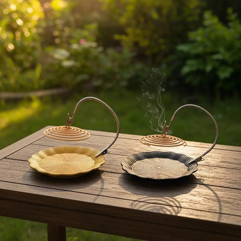 Portable Iron Mosquito Coil Holder with Detachable Clip Mosquito Coil Holder PLUSH