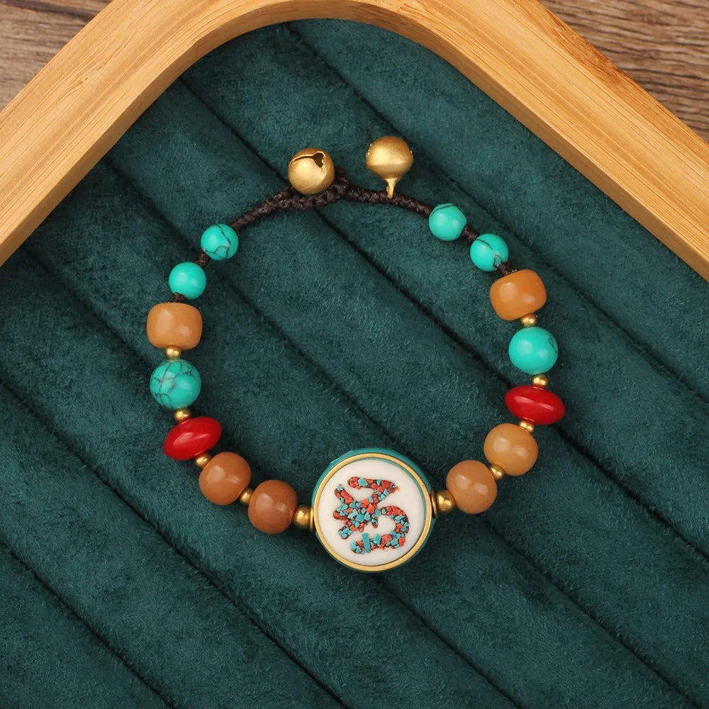 Tibetan Bohemian Beaded Bracelet – Colorful Ethnic Vintage Style Beaded Bracelet PLUSH Style 11