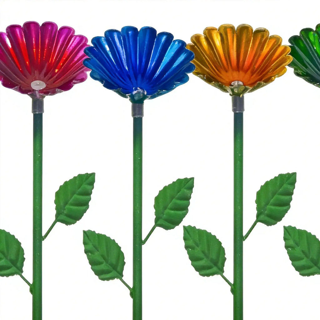 4-Piece Metal Bee Watering Station & Butterfly Bath Garden Set Garden Pollinator Feeder PLUSH