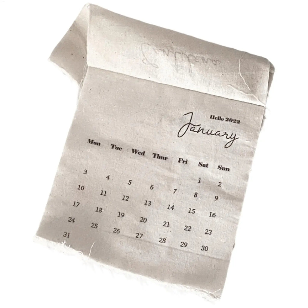 2026 Fabric Wall Calendar – Monthly Planner for Home Wall Calendar PLUSH