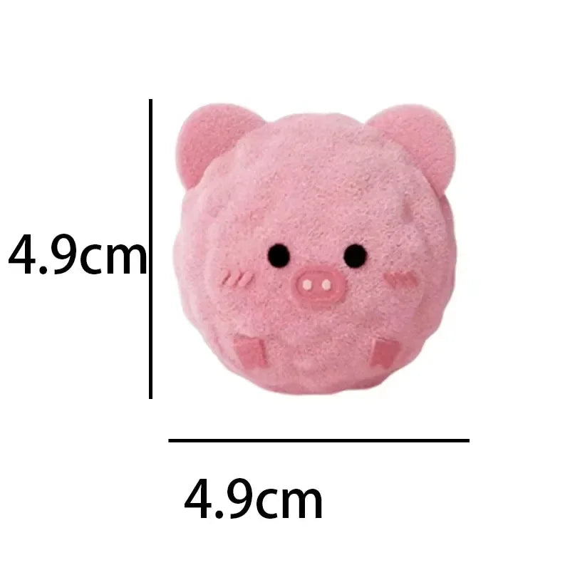 Plush Squeaky Bounce Ball Dog Toy – Interactive Cartoon Pet Toy Dog Squeaky Toy PLUSH Pig