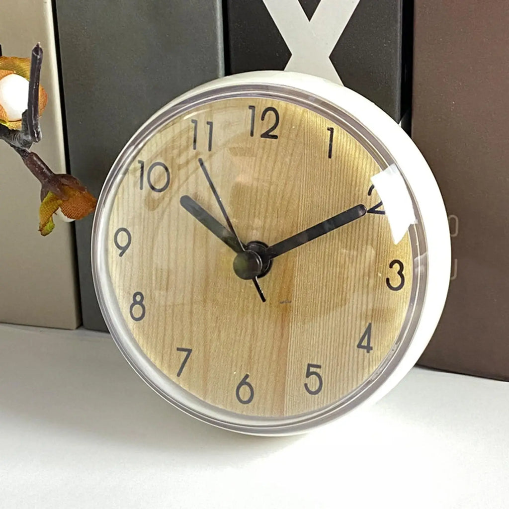 Mini Waterproof Suction Cup Wall Clock – Silent Shower Clock Waterproof Wall Clock PLUSH