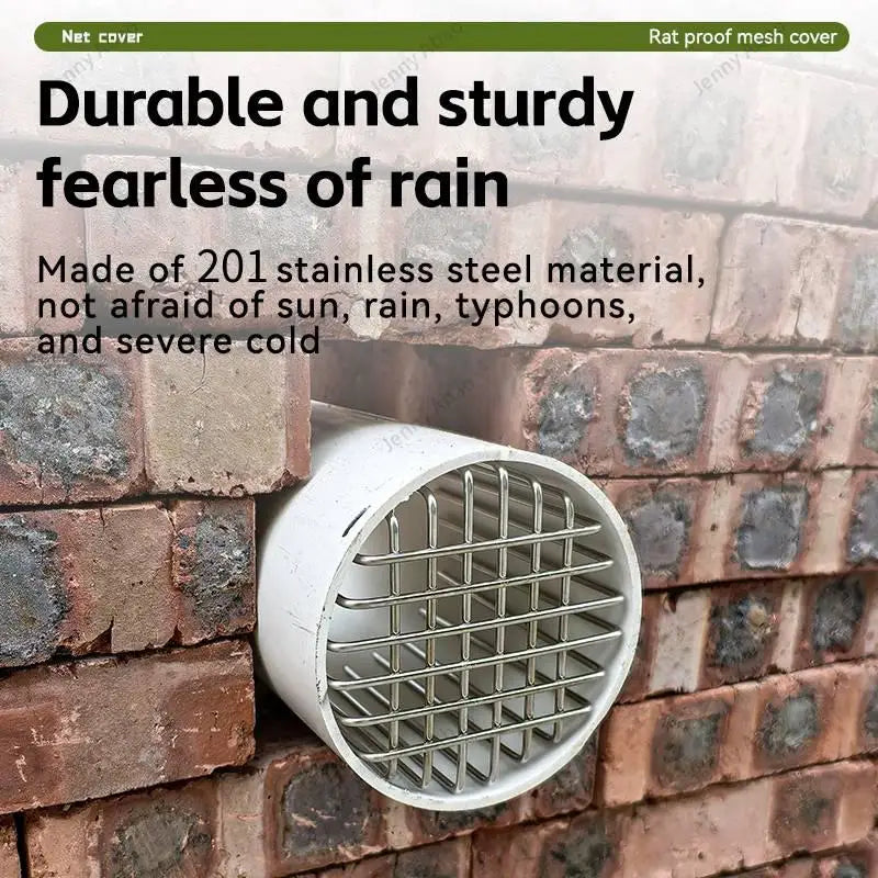 Stainless Steel Round Balcony Floor Drain – Anti-Clog Cover Floor Drain Cover PLUSH