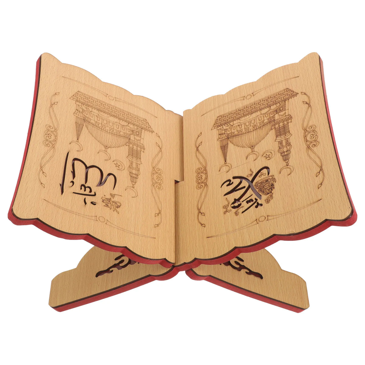 Wooden Book Stand Holder – Desktop Reading Rack for Home & Office Wooden Book Stand PLUSH