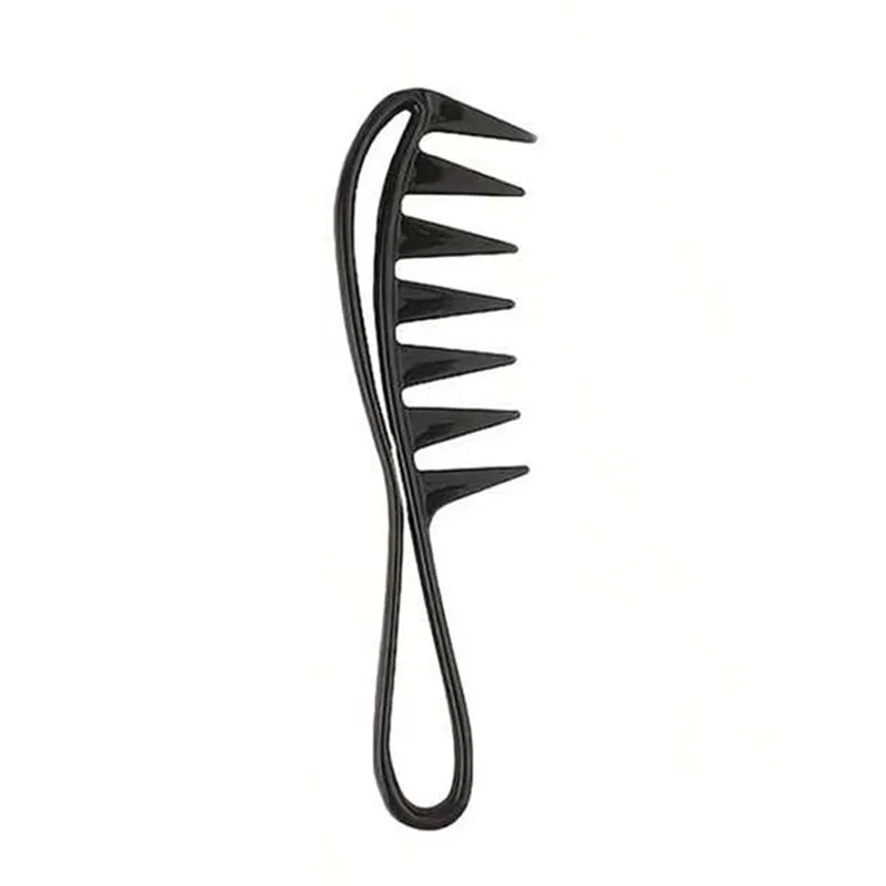 Salon Styling Comb Set – Shark Tooth Detangling Brush Hair Comb Set PLUSH 1pc-B