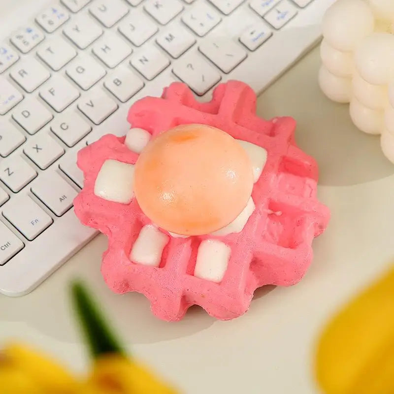 Simulation Bread Squeeze Fidget Toy – Squishy Food Novelty