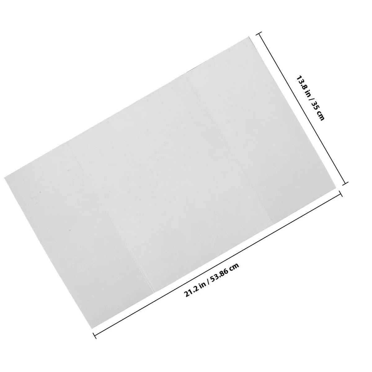 White Trifold Presentation Board Set – Foldable Display Board Trifold Display Board PLUSH