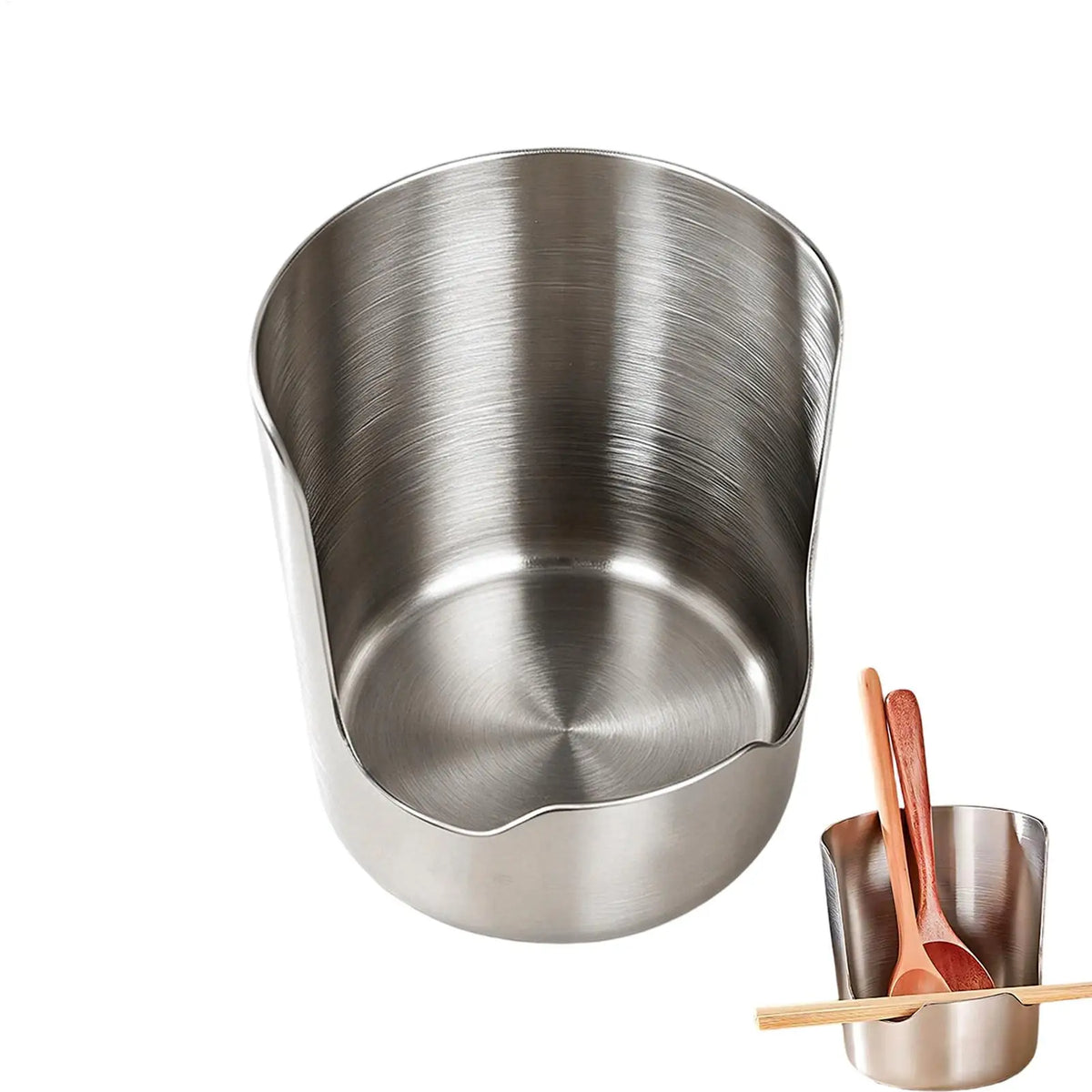 Stainless Steel Pot Lid & Spoon Holder Kitchen Rack Kitchen Utensil Rack PLUSH