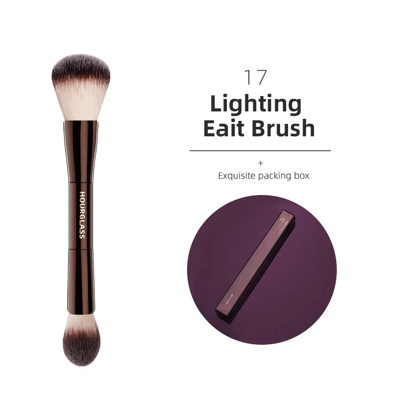 Hourglass Professional Retractable Makeup Brush Set Professional Makeup Brush PLUSH 17