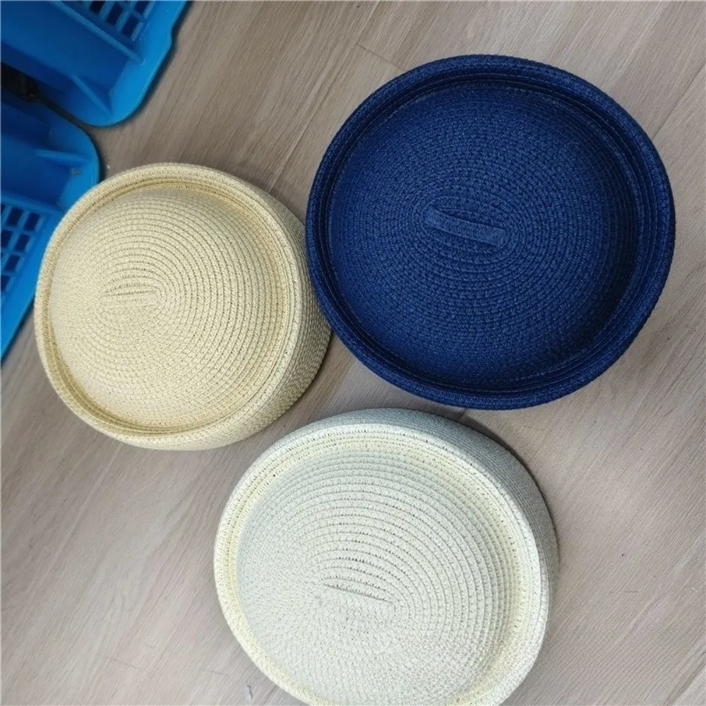 Vintage Wide Brim Woven Straw Sun Hat – Painter Beret Style Woven Straw Hat PLUSH