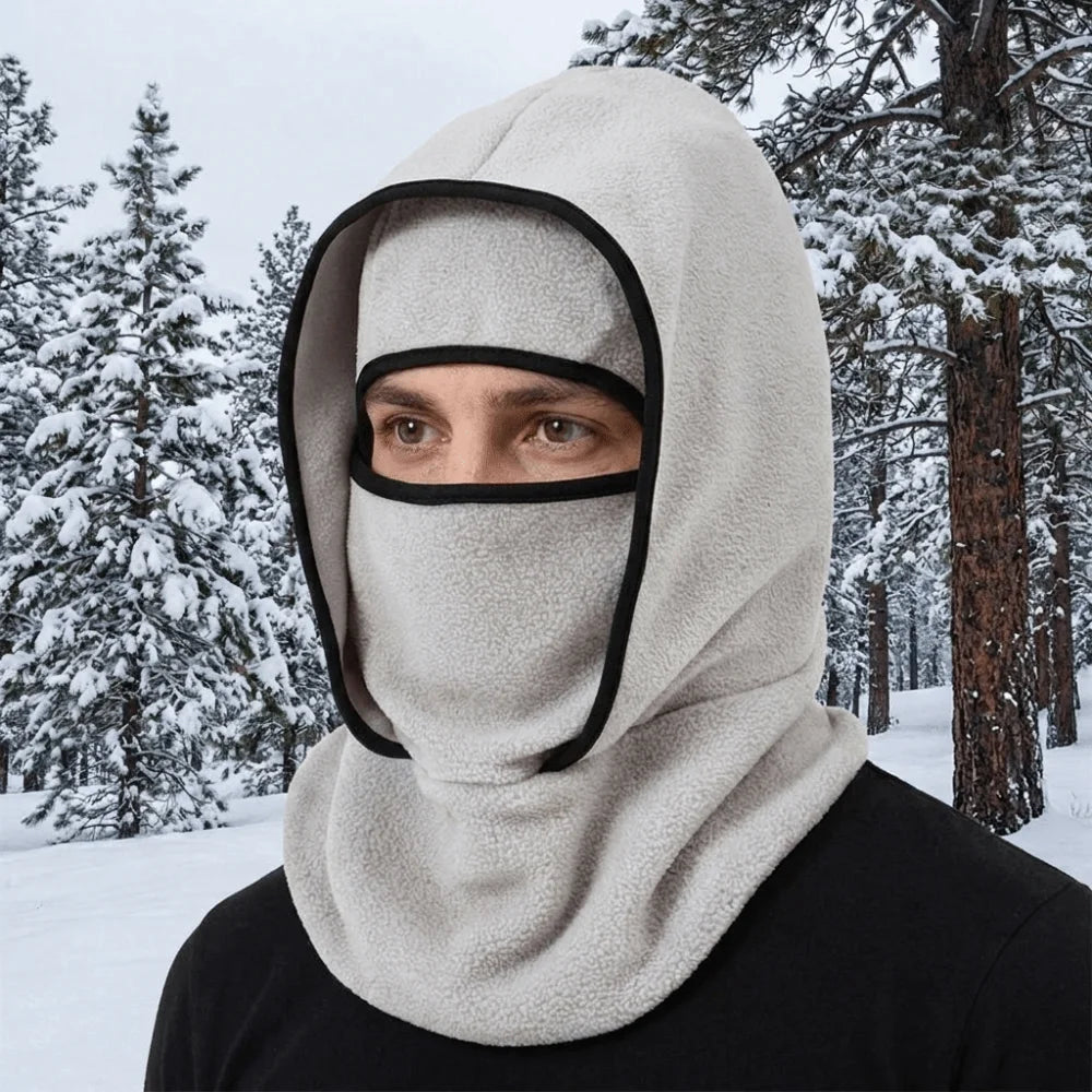 Double Layer Balaclava Ski Mask – Thermal Windproof Cap Balaclava Ski Mask PLUSH