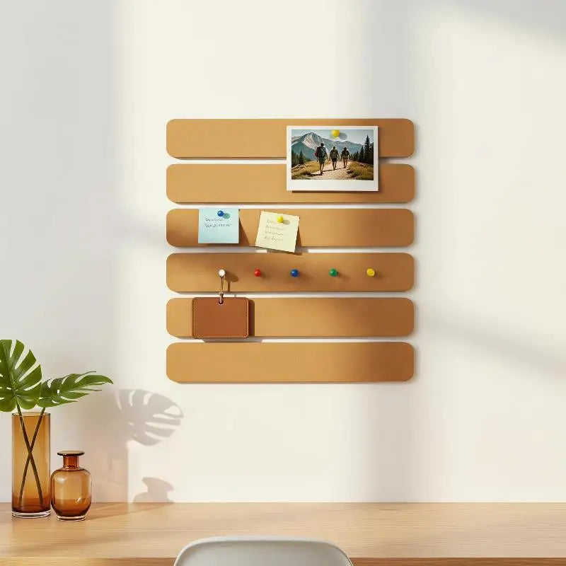 Self-Adhesive Felt Board Strips | Wall & Desk Organizer Felt Board Strip PLUSH