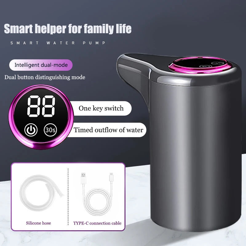 USB Rechargeable Portable Electric Water Dispenser Pump Water Dispenser Pump PLUSH