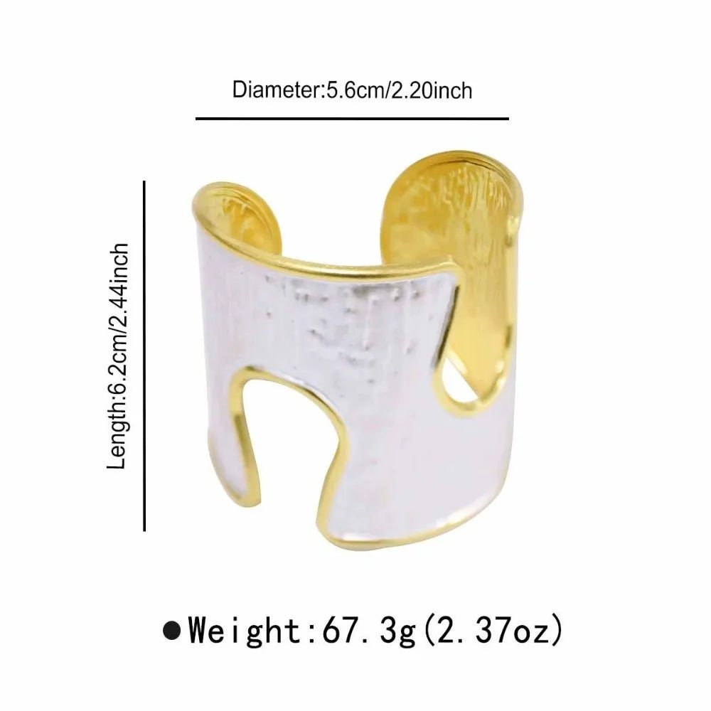 Bohemian 3D Iris Flower Gold Bangle Bracelet – Vintage Style Fashion Bangle Bracelet PLUSH Style 6