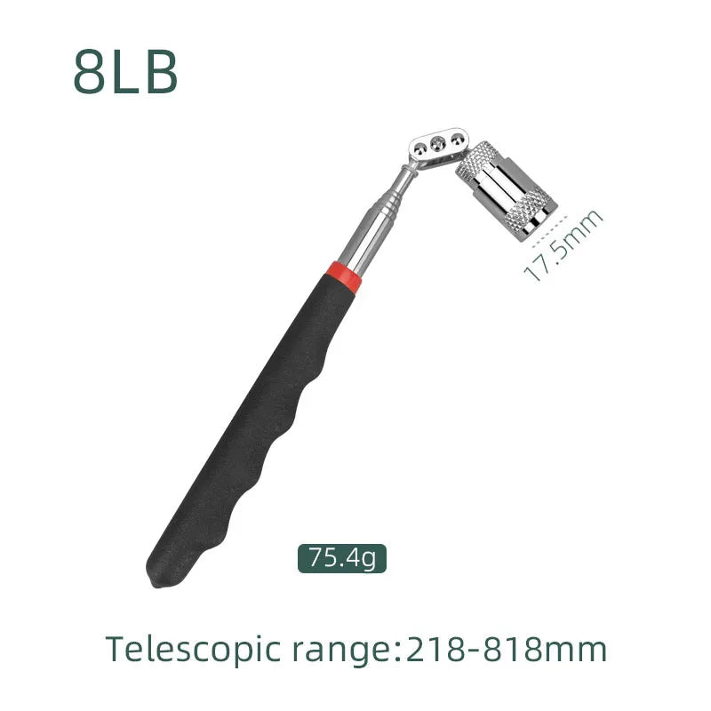 Telescopic Magnetic Pickup Tool – Extendable Magnet Pen Magnetic Pickup Tool PLUSH 8LB Flexible