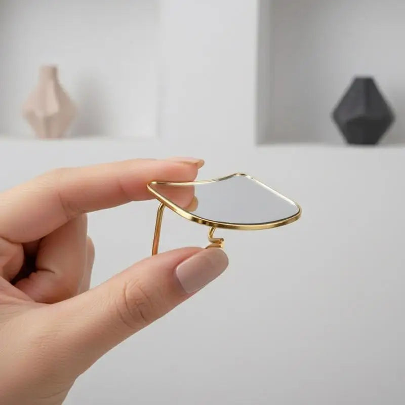 Stainless Steel Lash Extension Mirror – Handleless Makeup Tool Lash Extension Mirror PLUSH