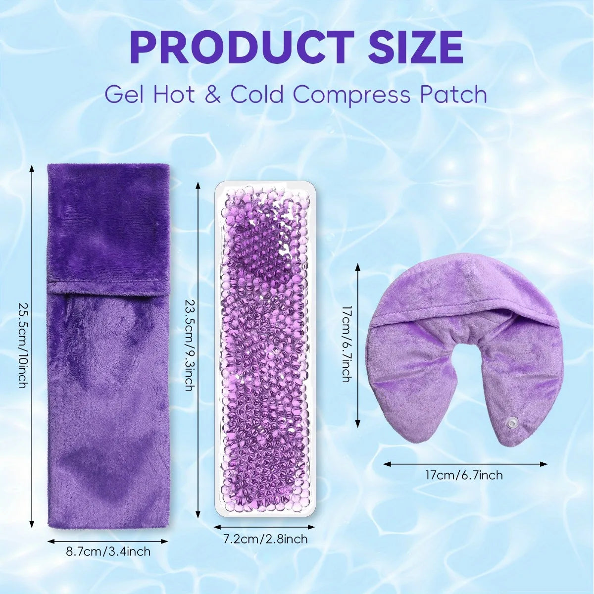 Postpartum Perineal Gel Ice Packs with Washable Sleeves Postpartum Ice Pack PLUSH