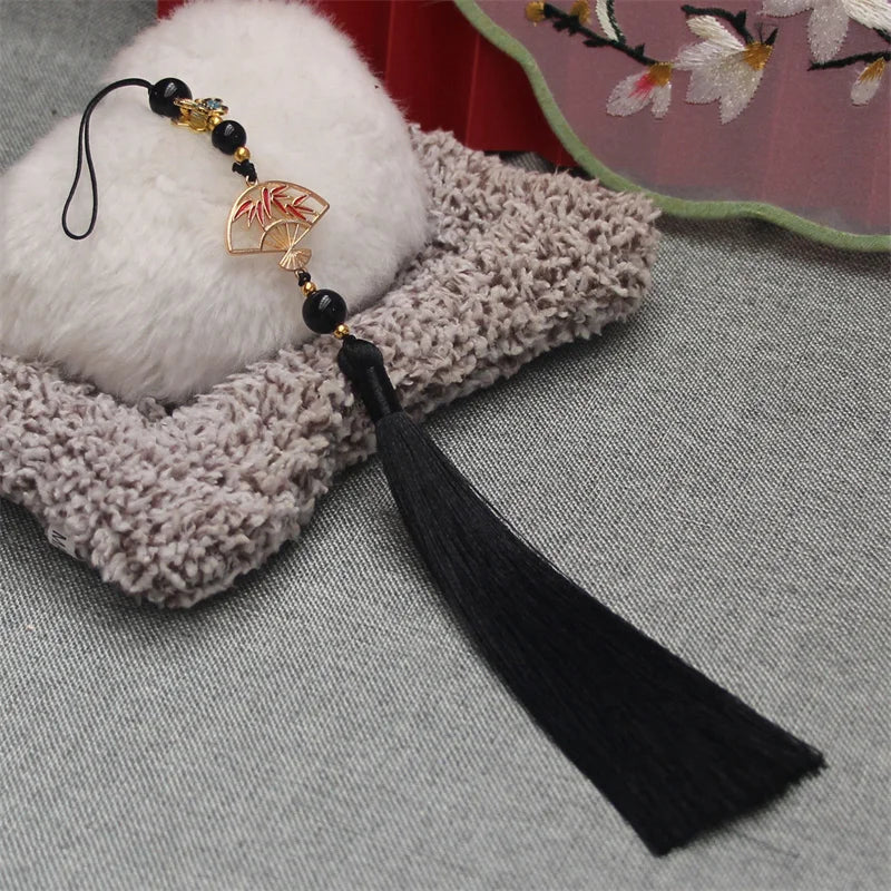 Hanfu Tassel Decoration – Antique Fan Cheongsam Trim | 30cm Garment Tassel Trim PLUSH style 29