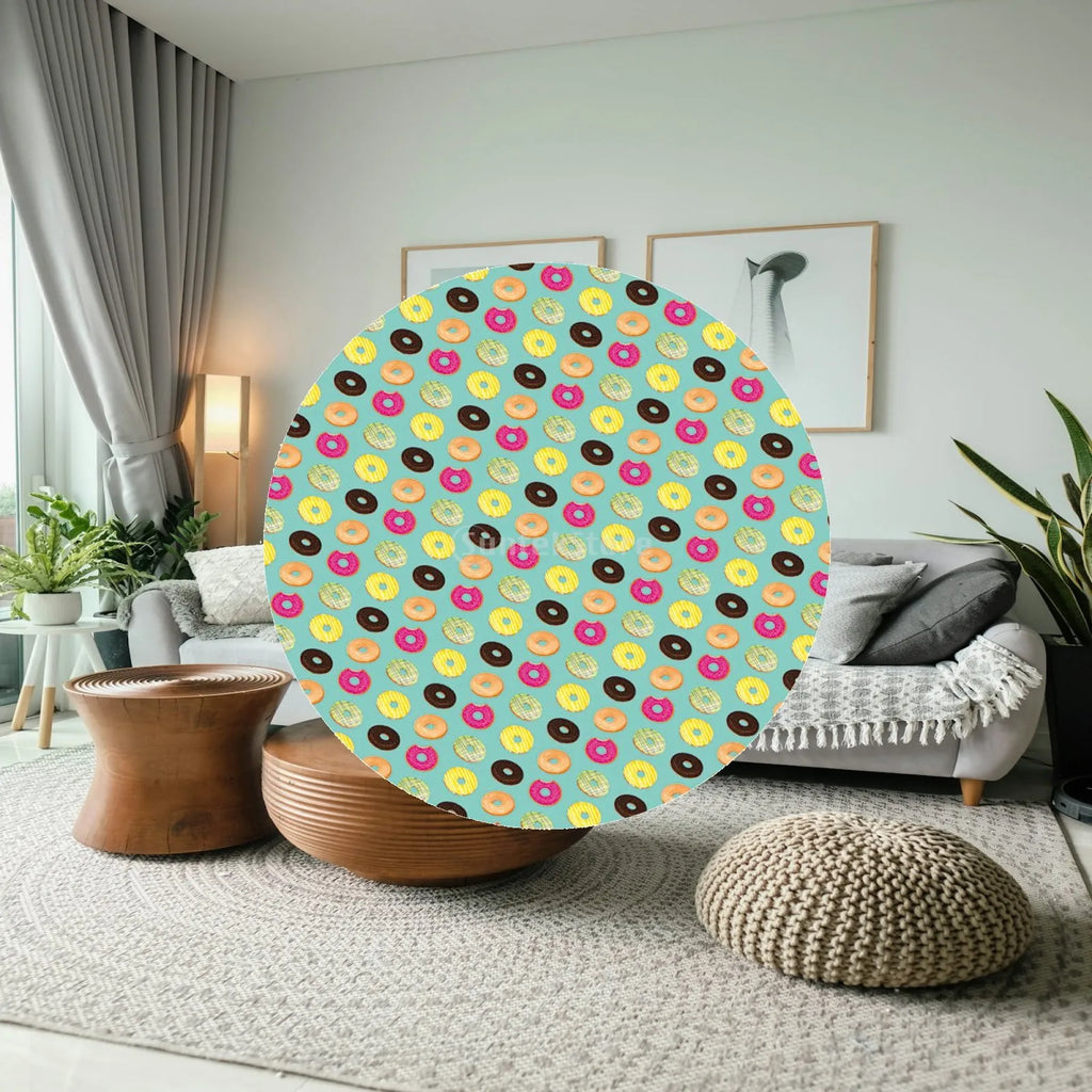 Waterproof Round Elastic Tablecloth – Non-Slip Classic Pattern Round Elastic Tablecloth PLUSH