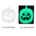 Halloween Glow in the Dark Silicone Coasters Ghost Pumpkin Silicone Coaster Set PLUSH A 10.1x10.5x0.4CM 1PCS