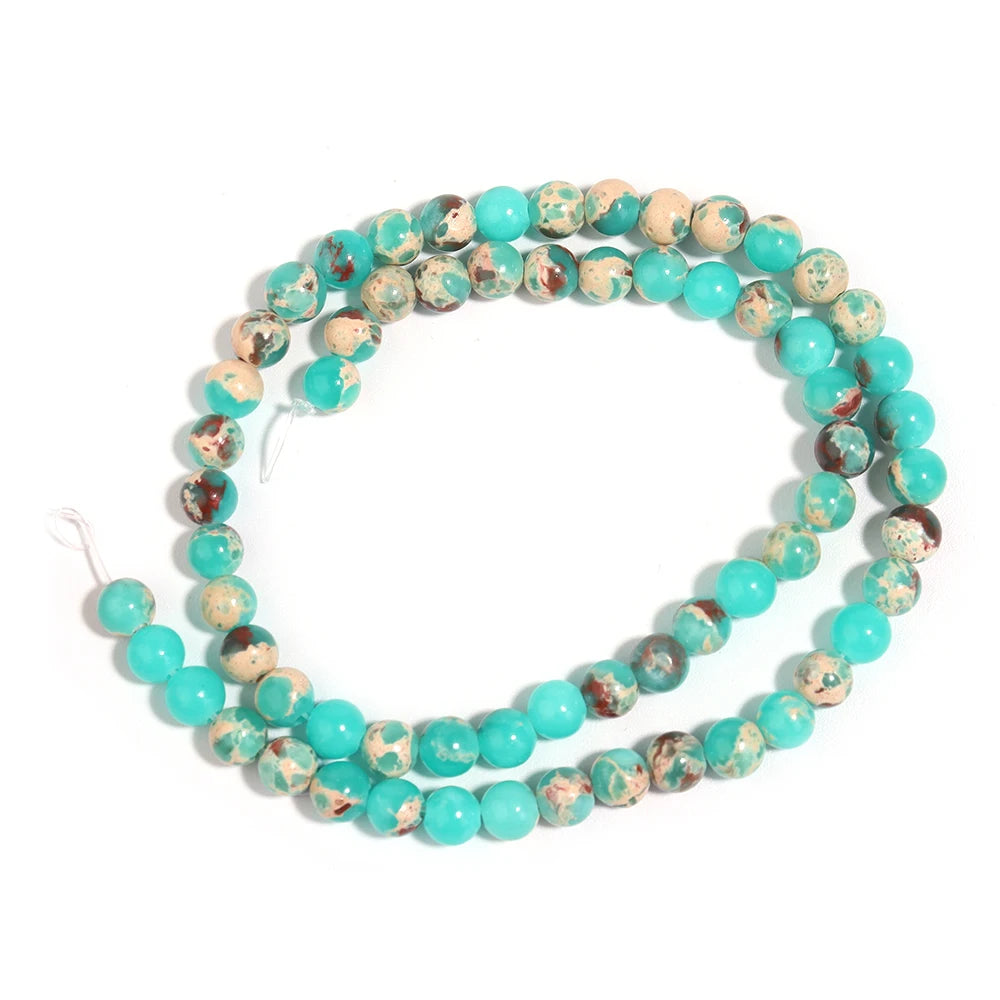 Green Shoushan Stone Beads 4–10mm | DIY Jewelry Making Natural Stone Beads PLUSH 6mm