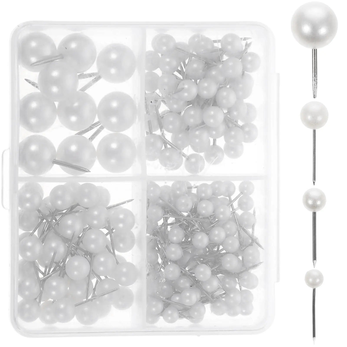 200Pcs Ball Head Straight Pins – Sewing, Craft & Bulletin Board Straight Pins Set PLUSH