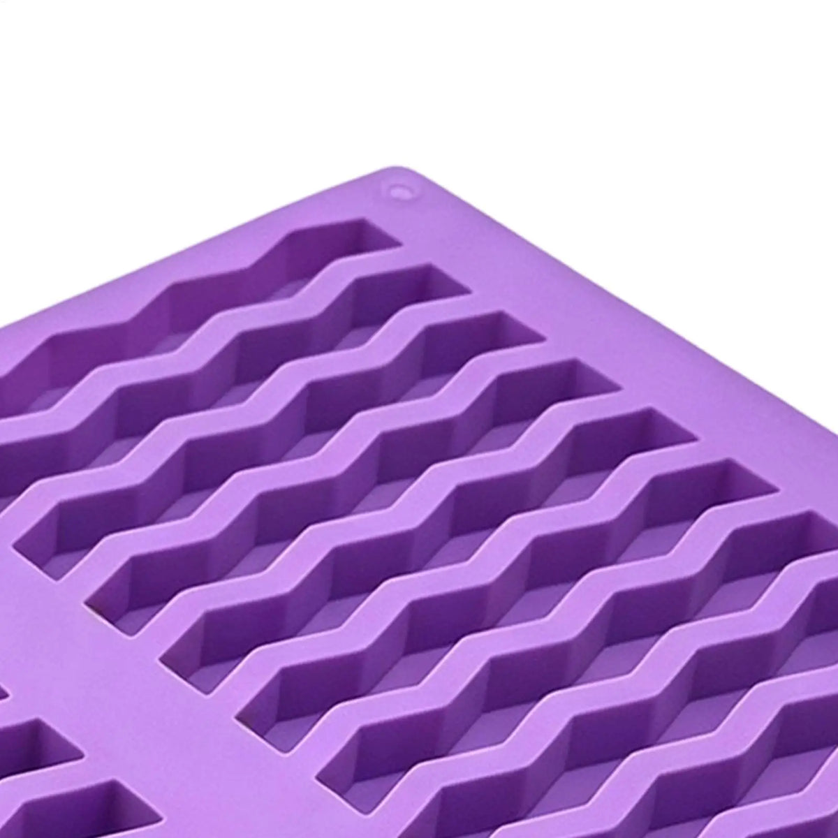 20-Cavity Wave Silicone Chocolate Mold – Candy, Soap & Ice Silicone Baking Mold PLUSH