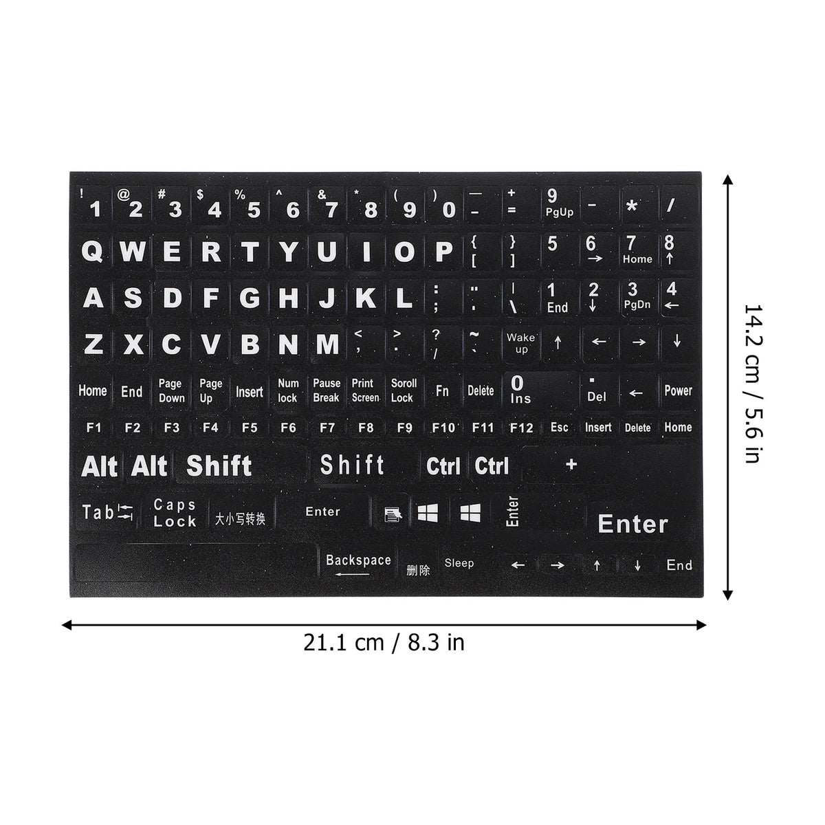 Keyboard Stickers Sheet – Holiday Key Labels for Laptop & Desktop Keyboard Sticker Sheet PLUSH